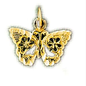 Butterfly pendent 14 k